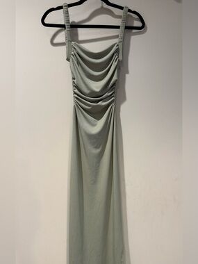 Hello Molly | Dresses | Hello Molly Delilah Light Pink Halter Maxi  Bridesmaid Wedding Guest Dress | Poshmark